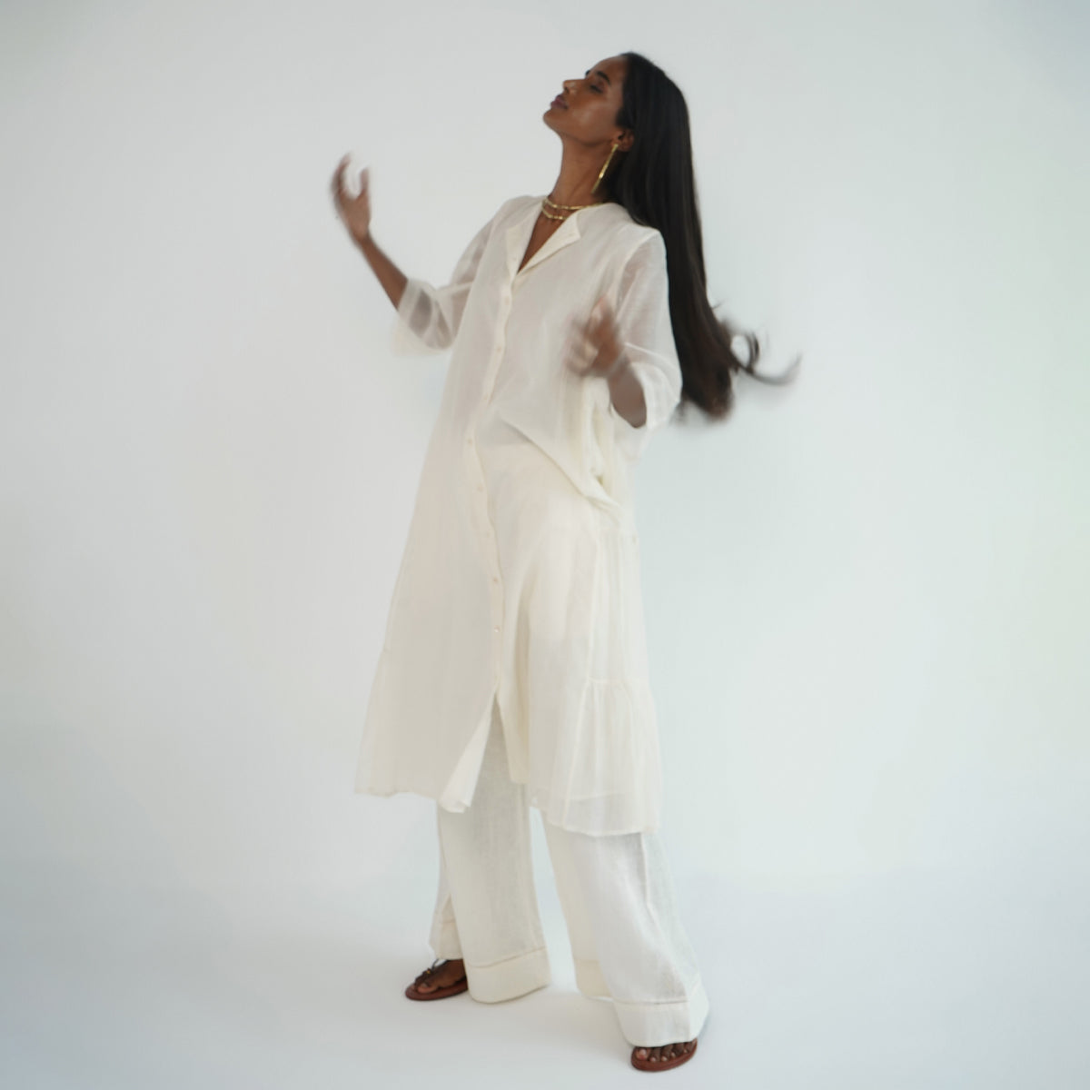 Noon Kurta - Ivory