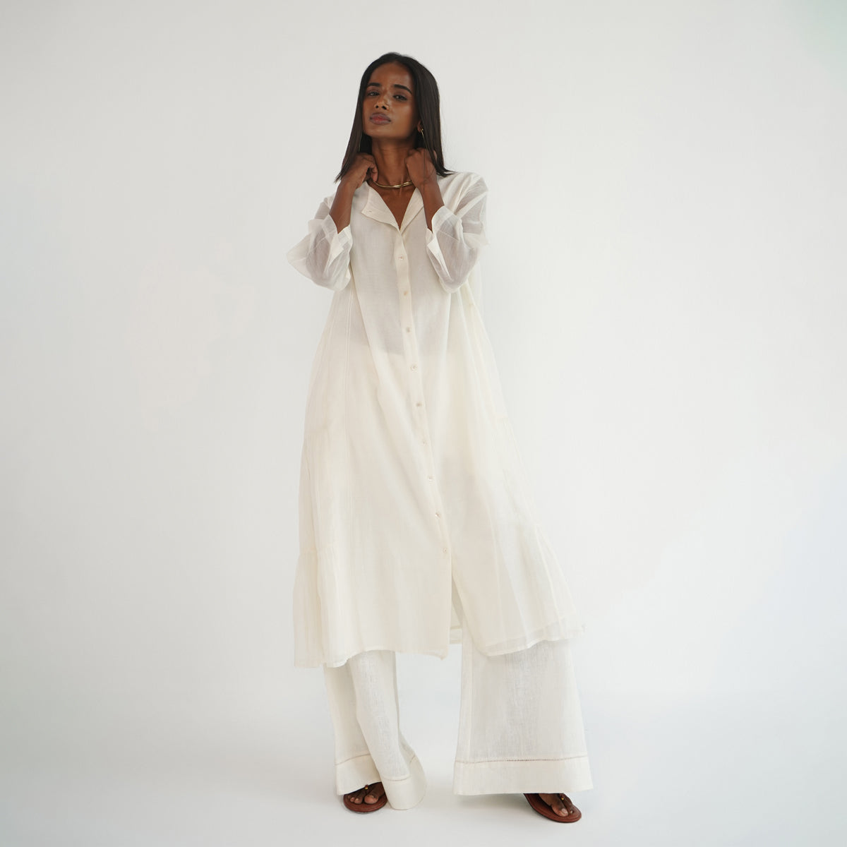 Noon Kurta - Ivory