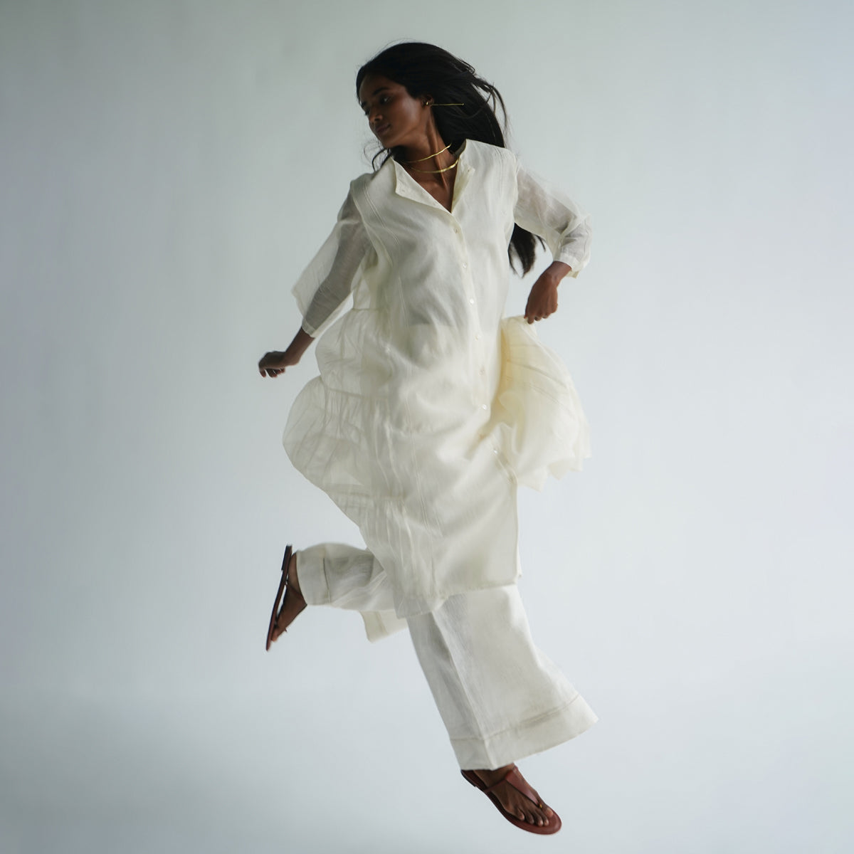 Noon Kurta - Ivory