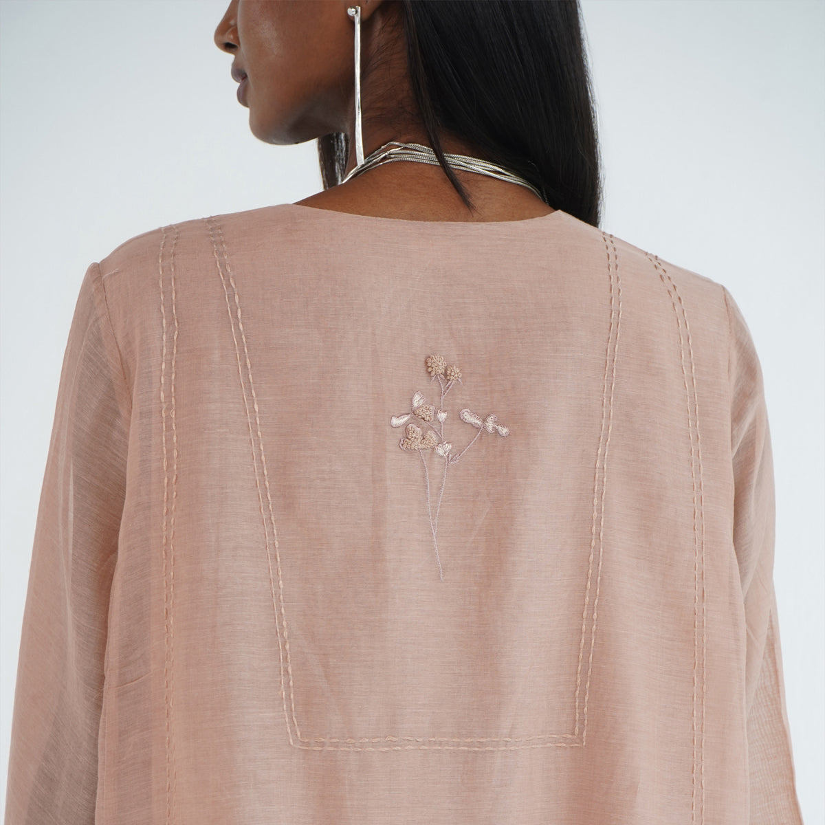 Noon Kurta - Dusty Pink