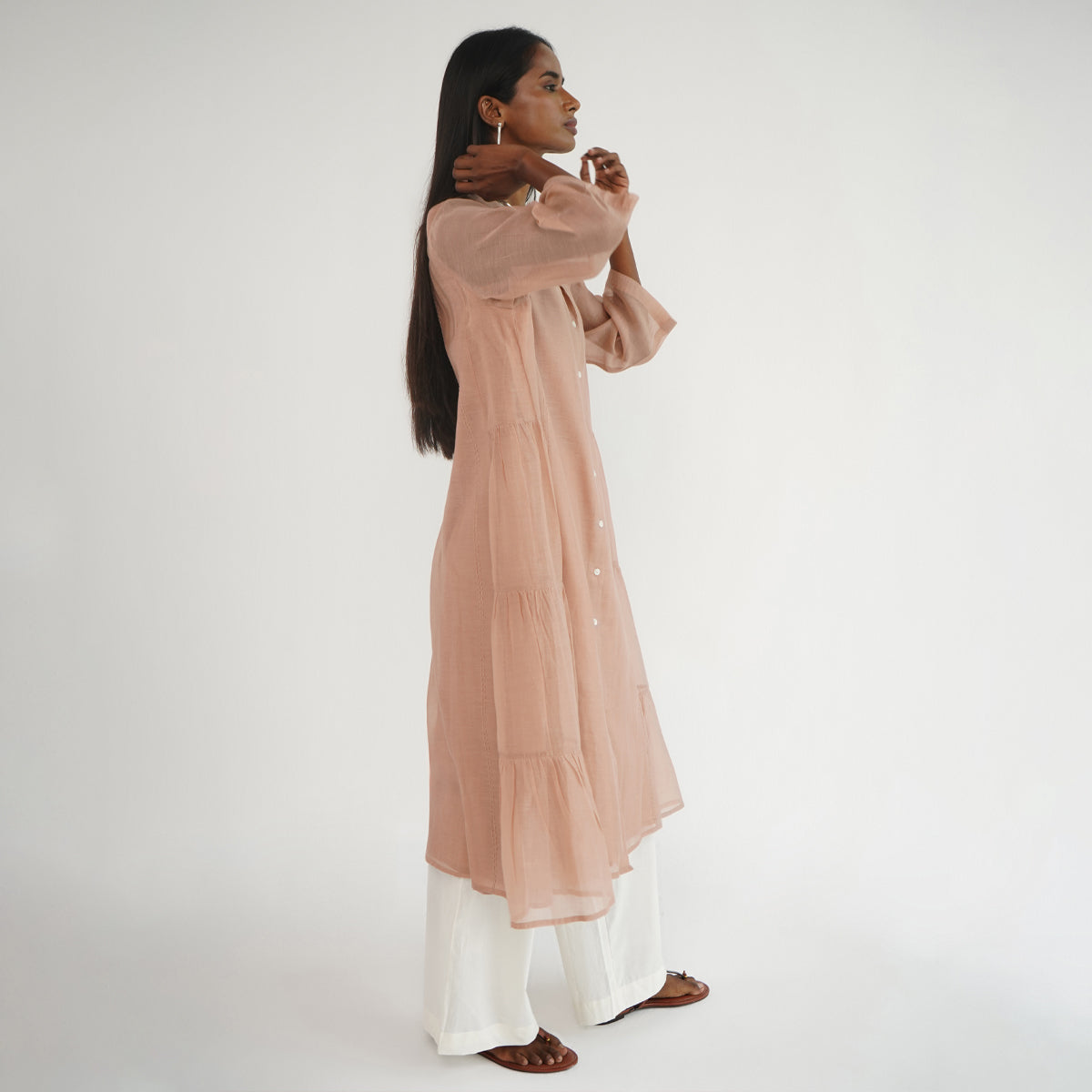 Noon Kurta - Dusty Pink