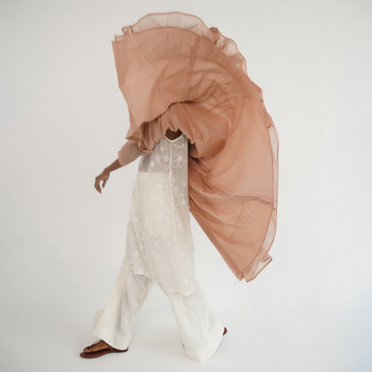 Noon Kurta - Dusty Pink
