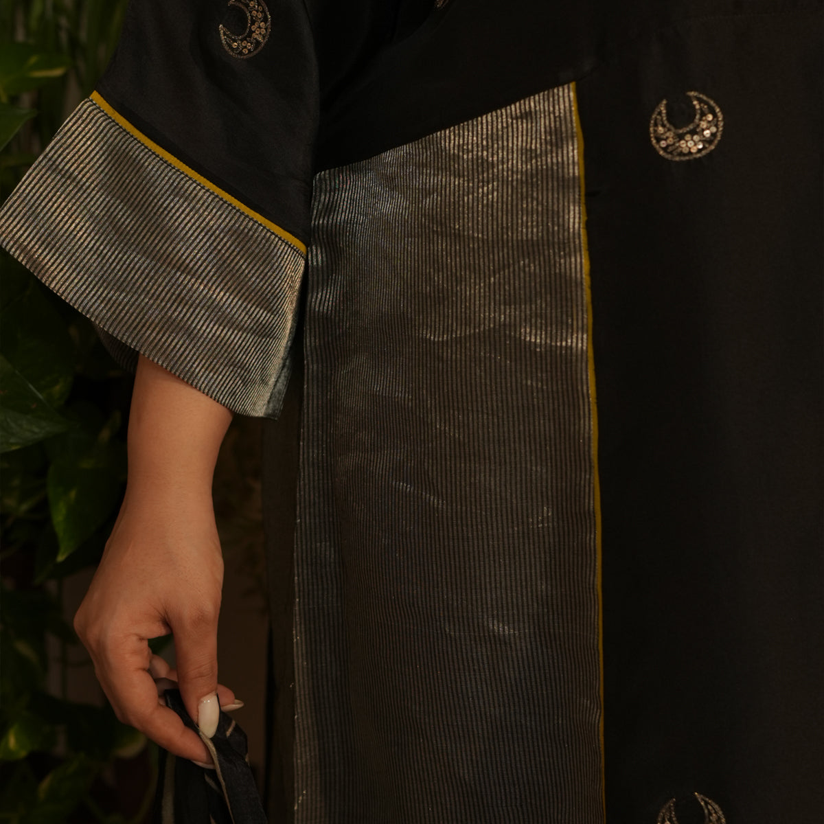 Kinnat Kurta Set - XRL Black