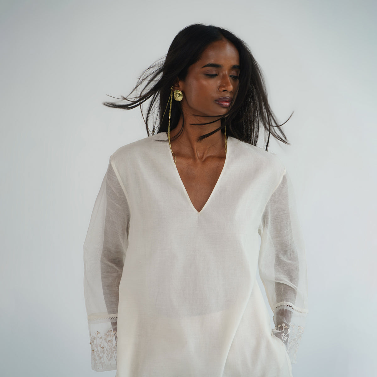 Aflot Tunic - Ivory