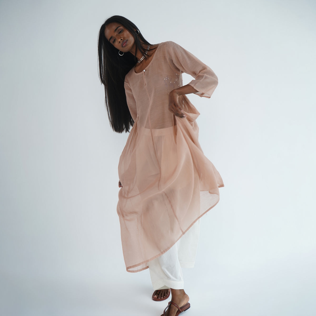 Rishi Kurta - Dusty Pink