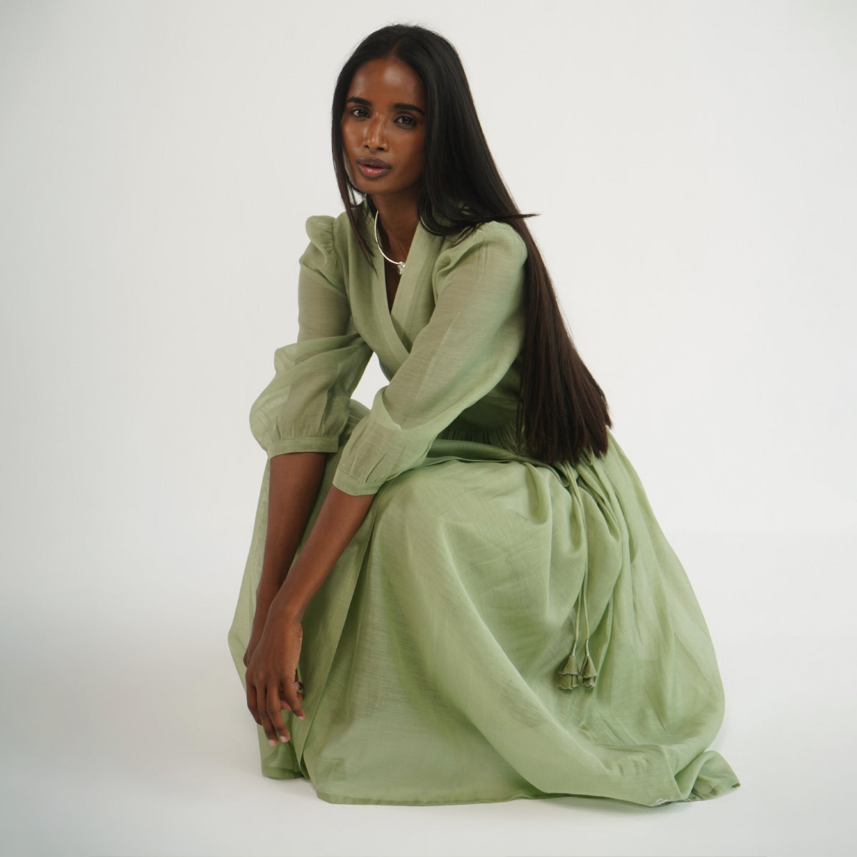 Humming Kurta- Green