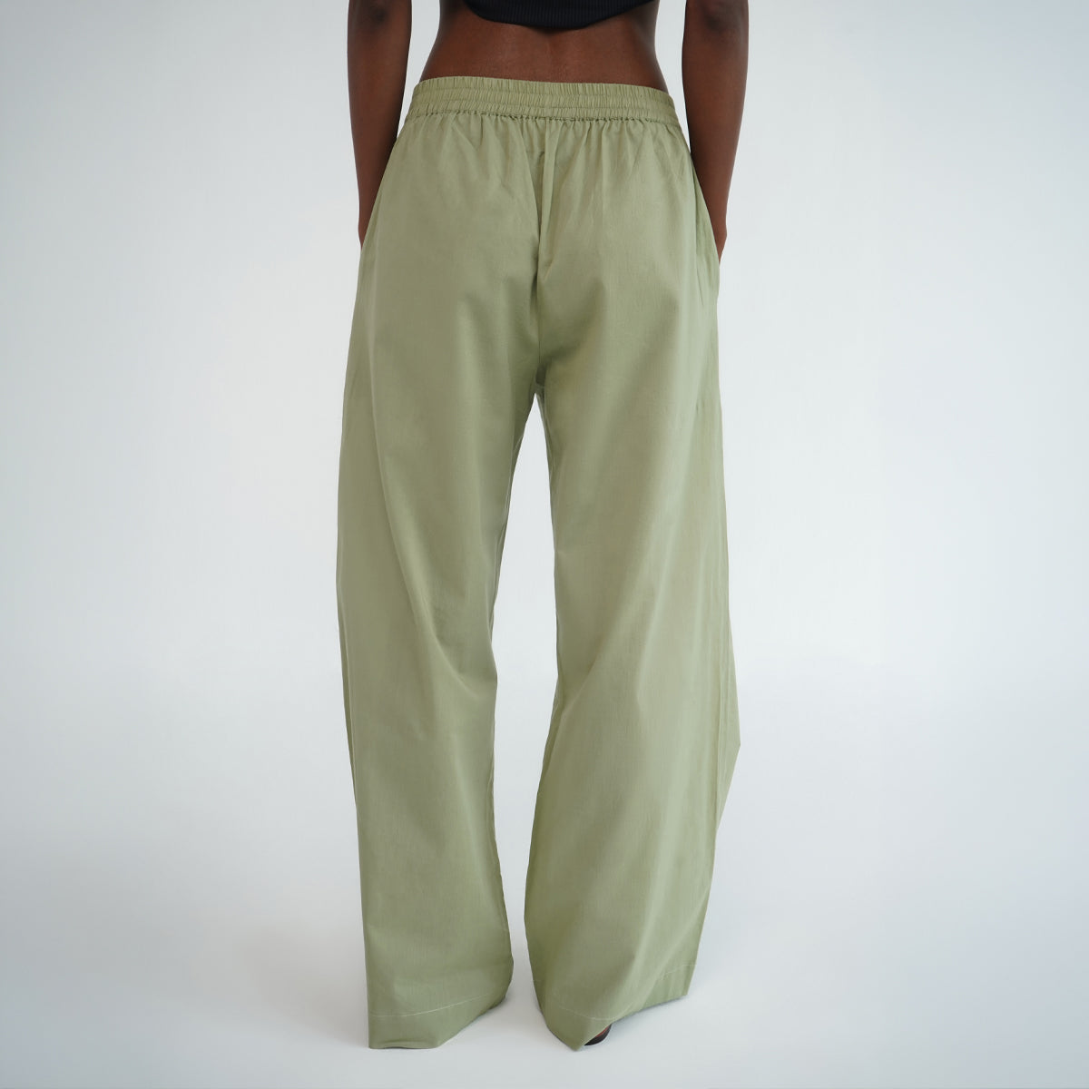 Easy Fit Pants - Sage Green