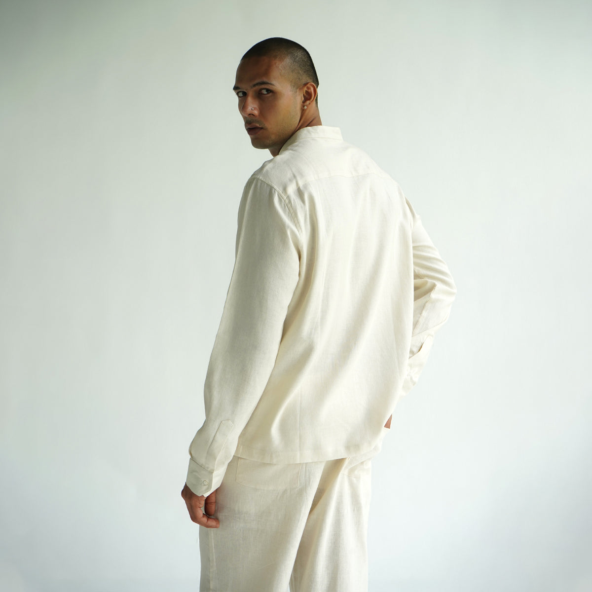 Terrain Shirt-Ivory