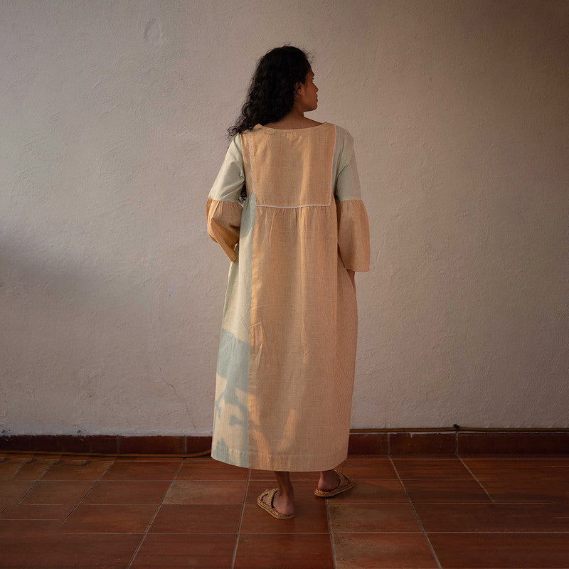 Cotton Dresses for Women | Hand Embroidered | Yarn-Dyed | Yellow