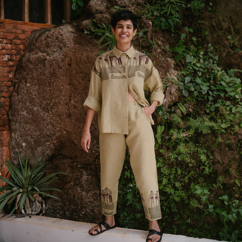 Handpainted Cotton Trouser