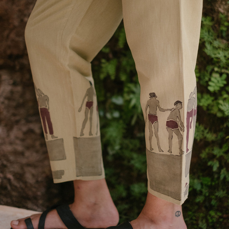 Handpainted Cotton Trouser