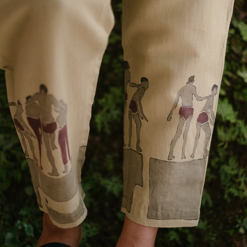 Handpainted Cotton Trouser