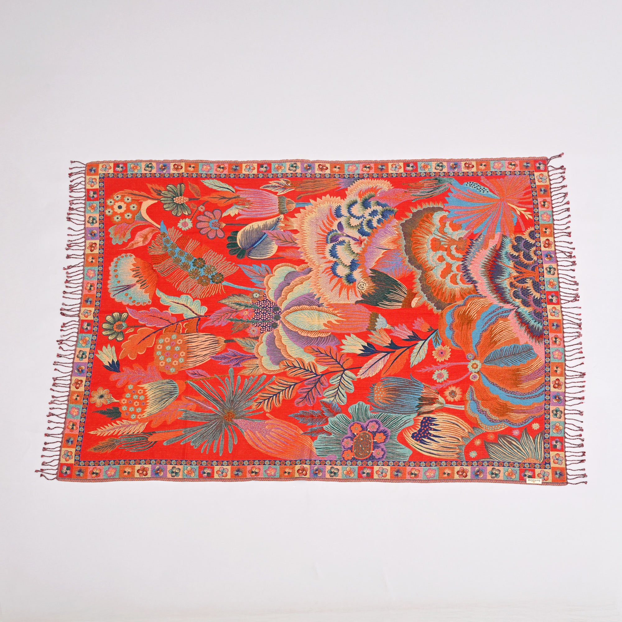 Flame & Fern Throw