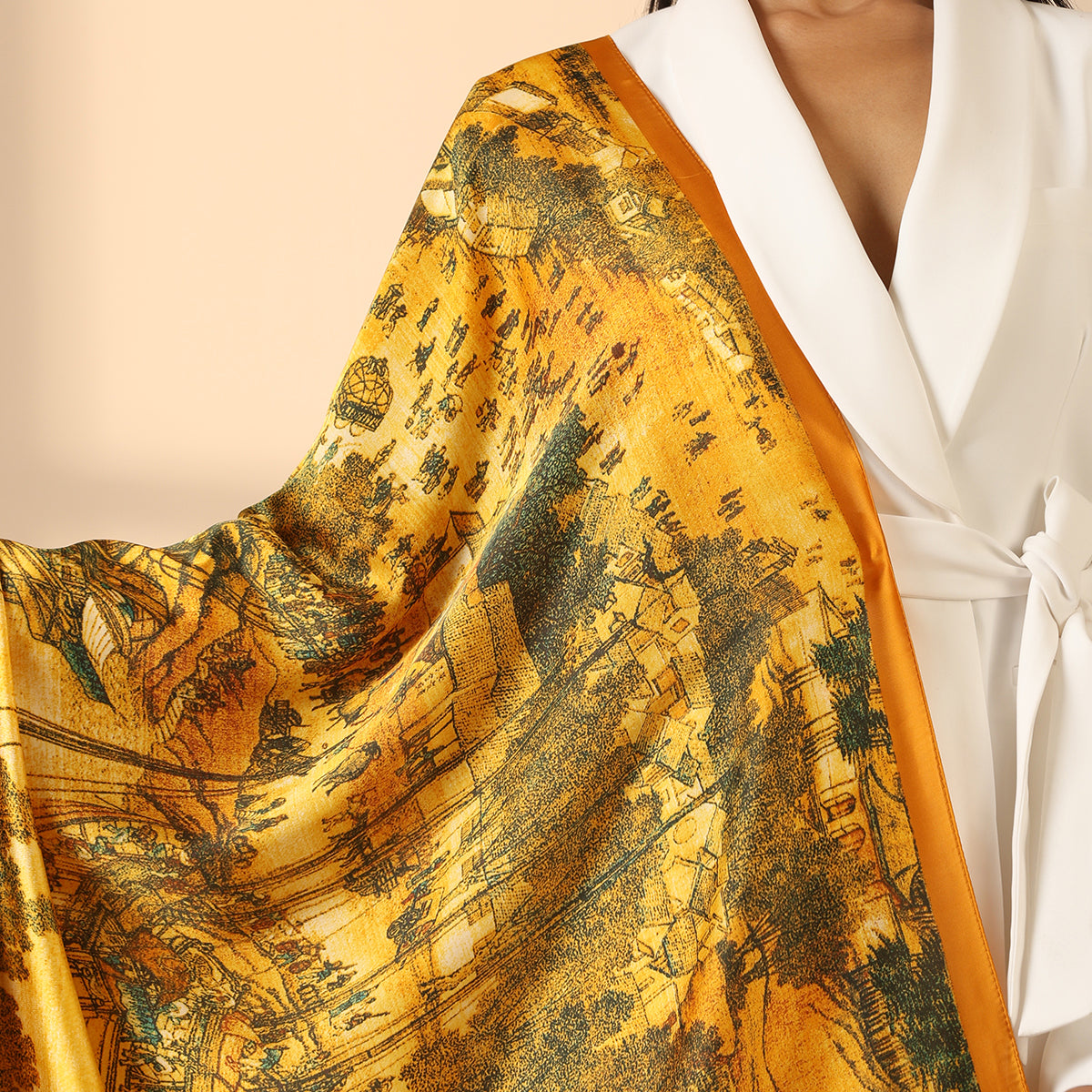 Flora Silk Scarf