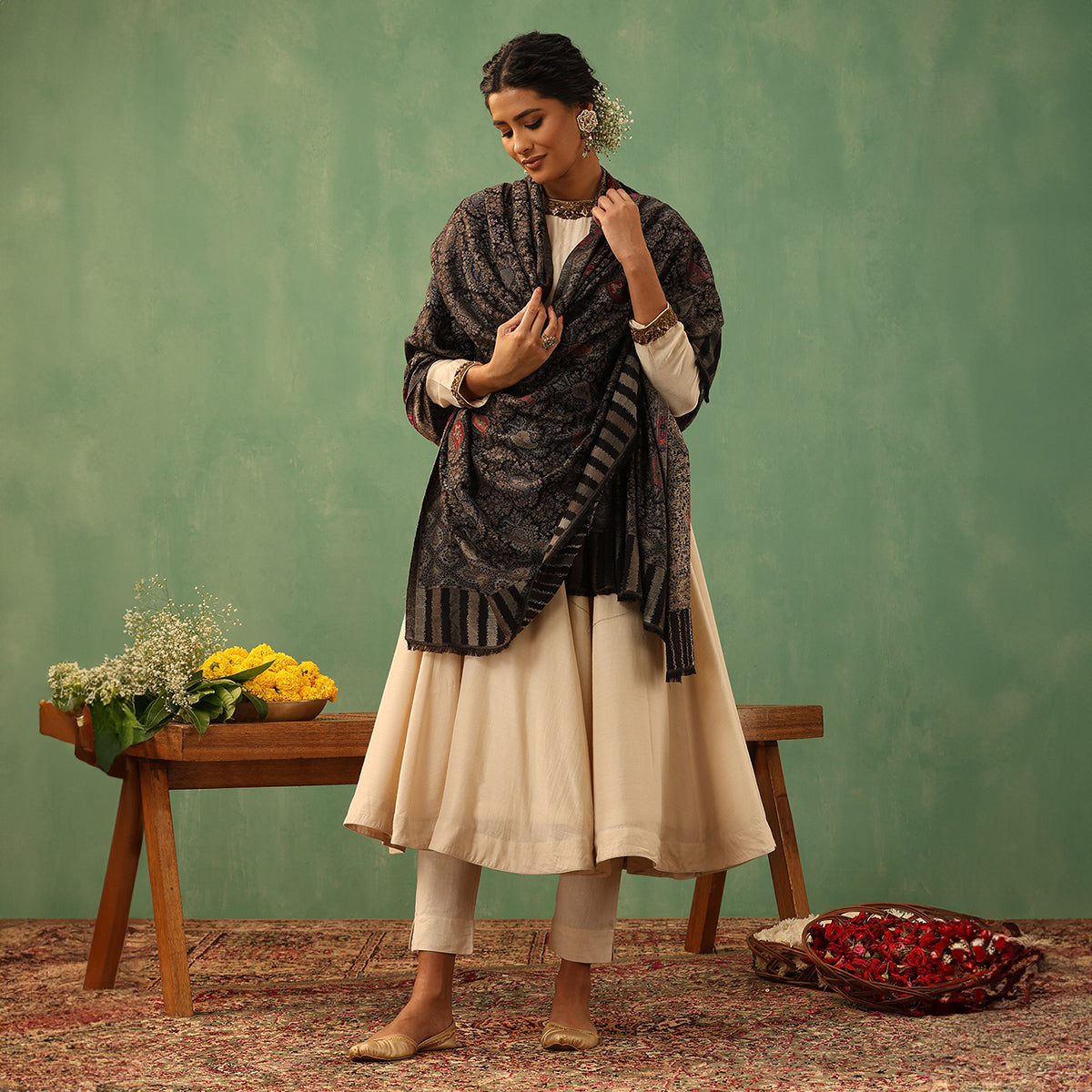 Dinesha Cashmere Shawl