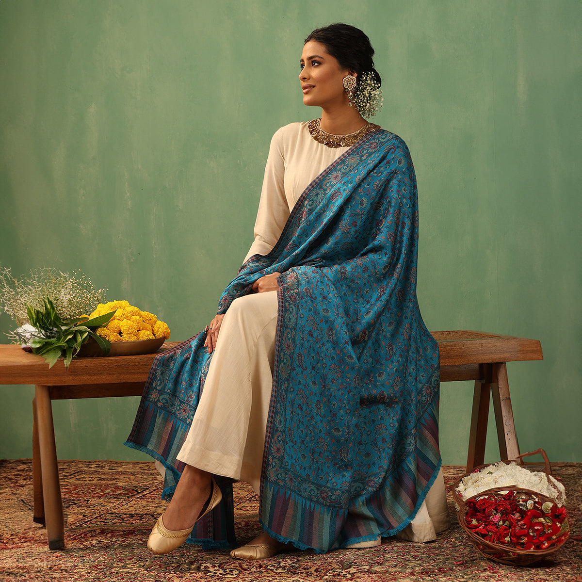 Ahana Cashmere Shawl