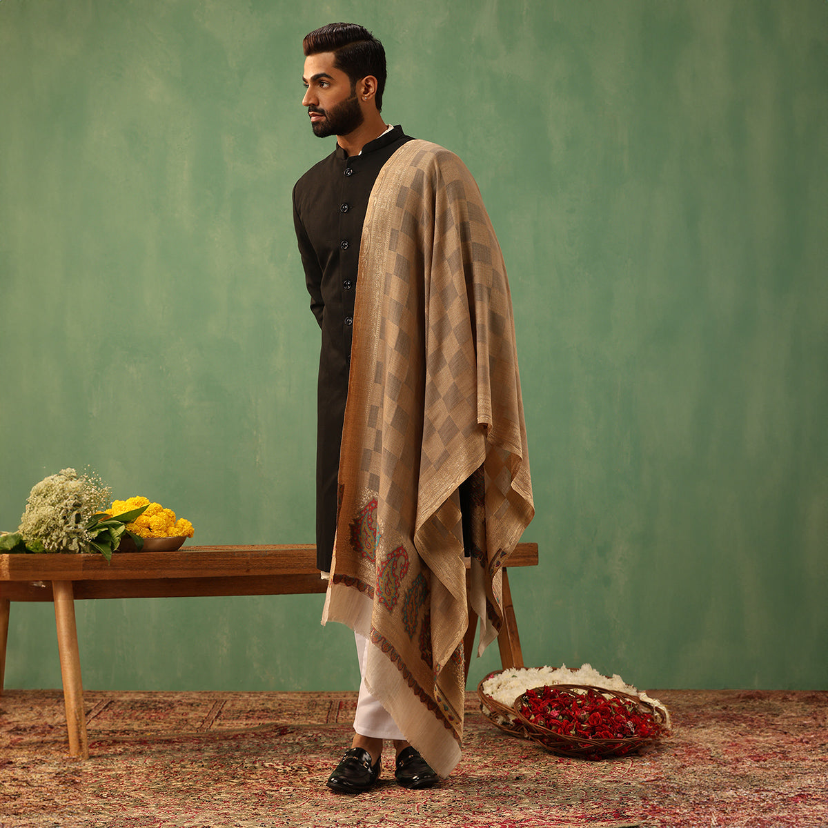 Tvash Cashmere Stole