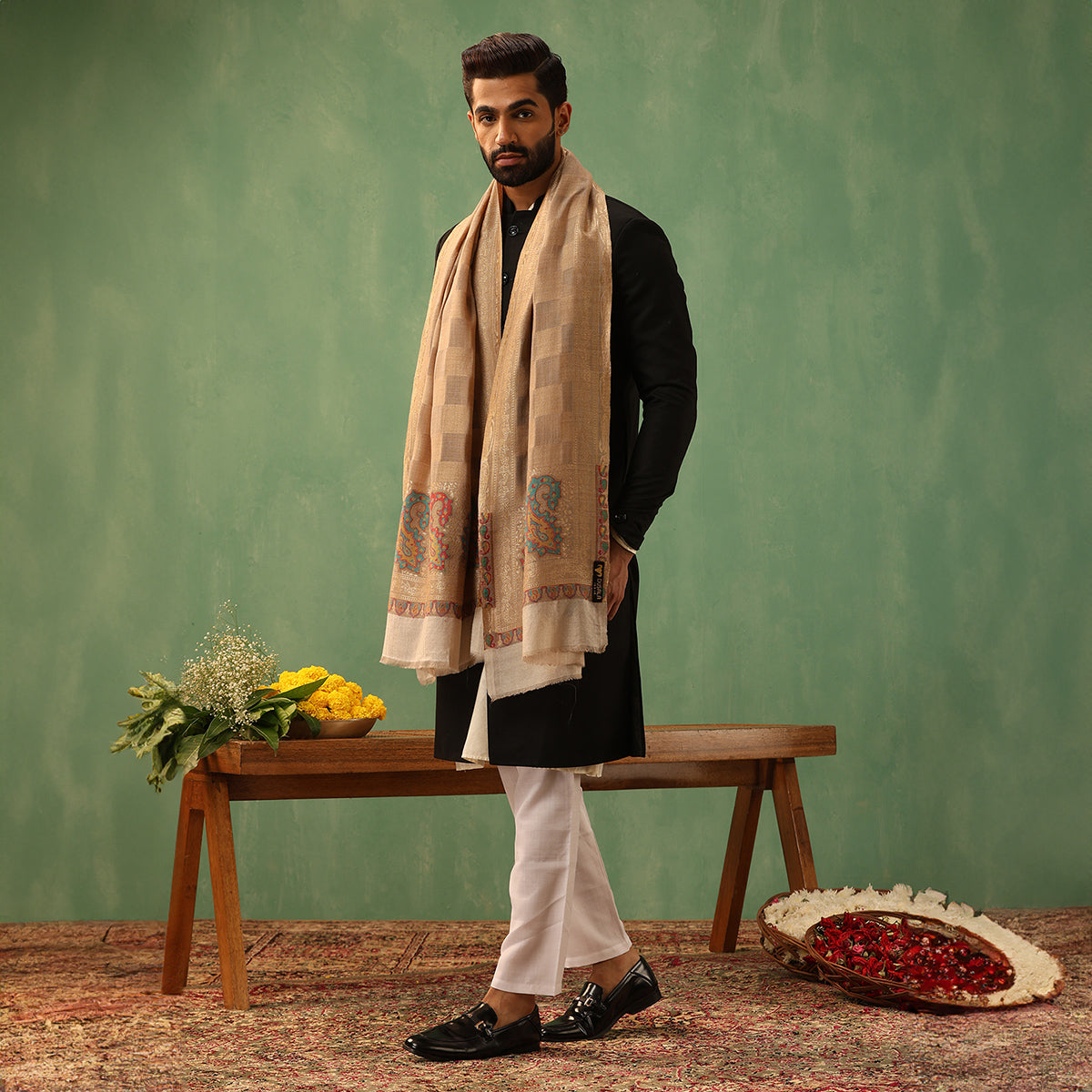 Tvash Cashmere Stole