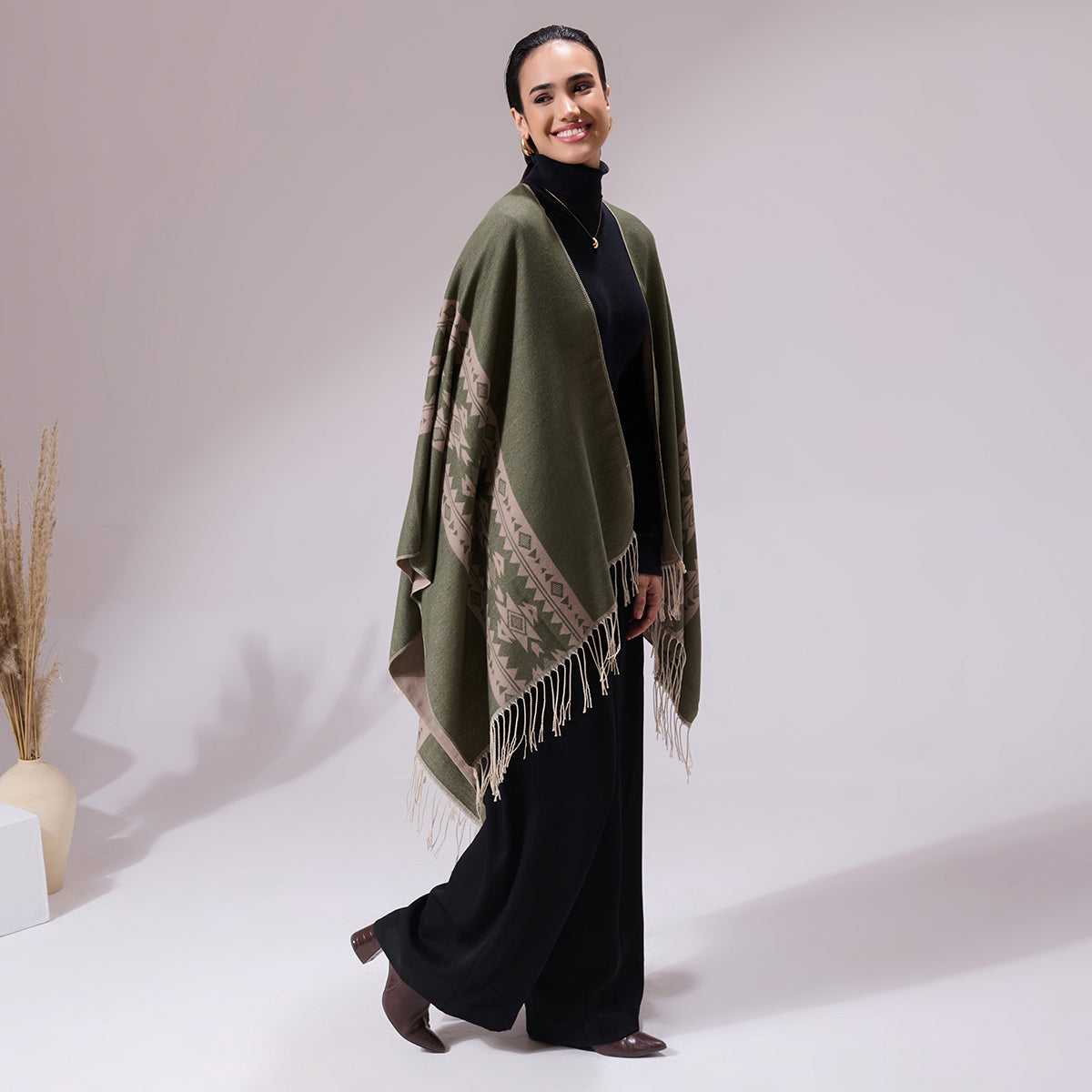 Alex Grey Heritage Cashmere Cape