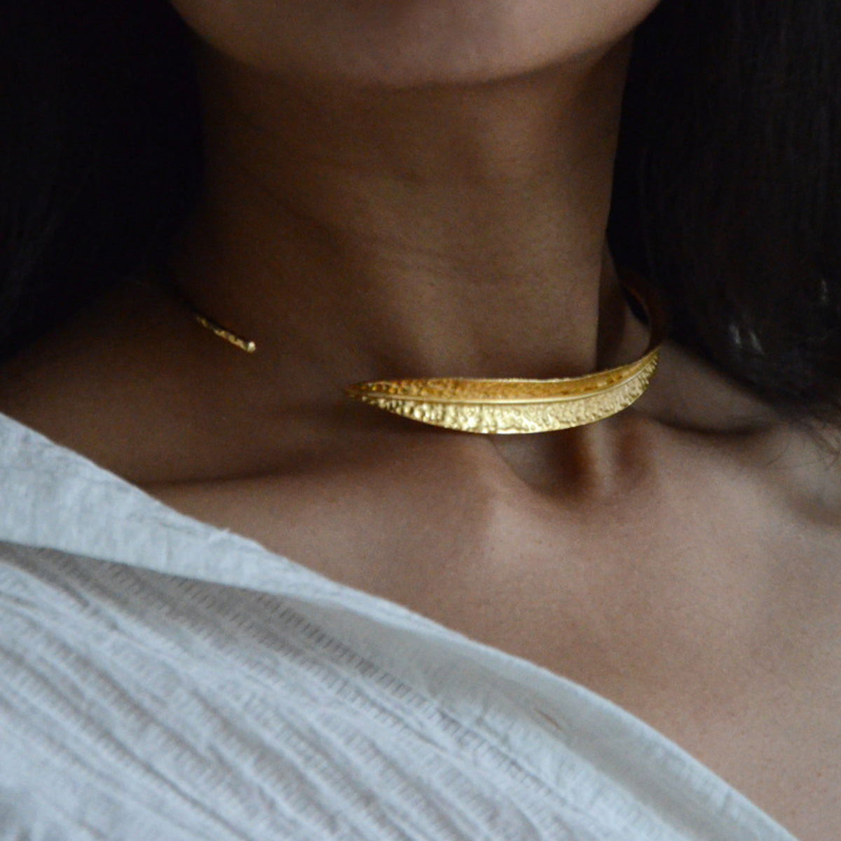 Brass Choker Necklace