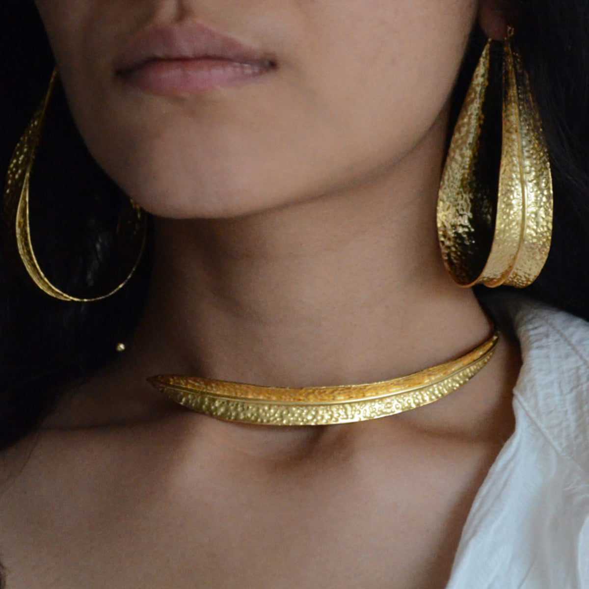 Brass Choker Necklace