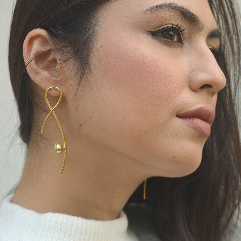 Loop Earrings | Gold Plated