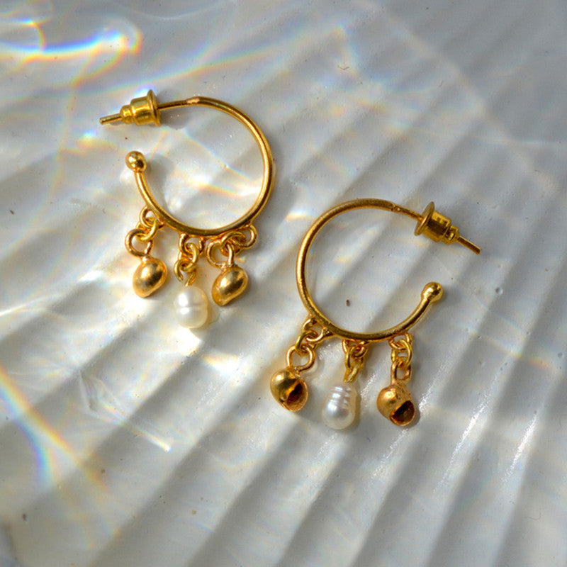 Hoop Earrings | Gold Plated