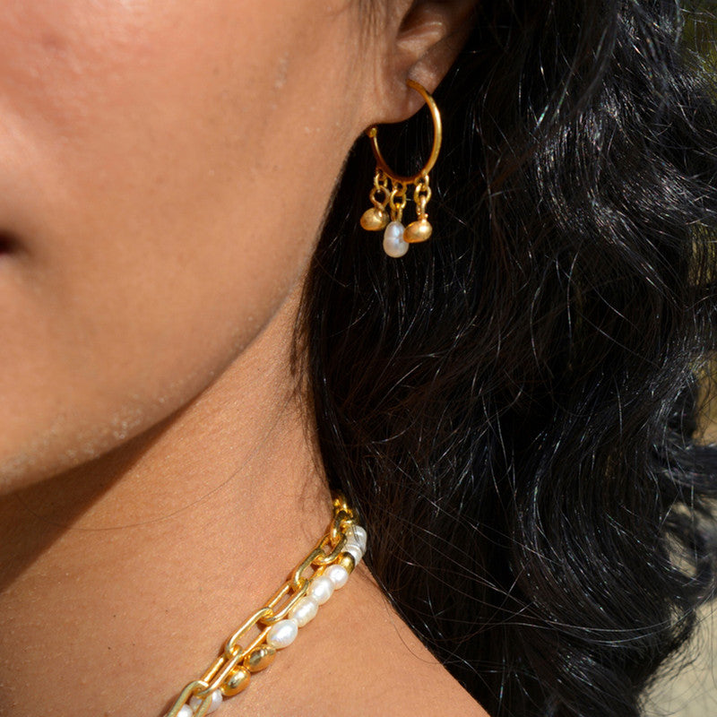 Hoop Earrings | Gold Plated