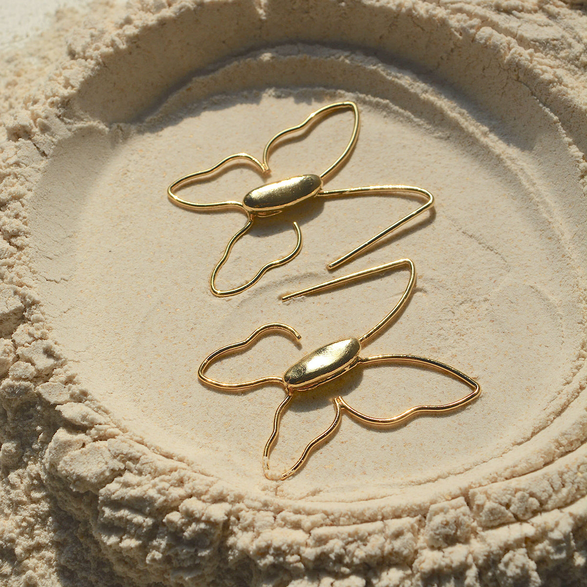 Butterfly Earrings | Gold Plated
