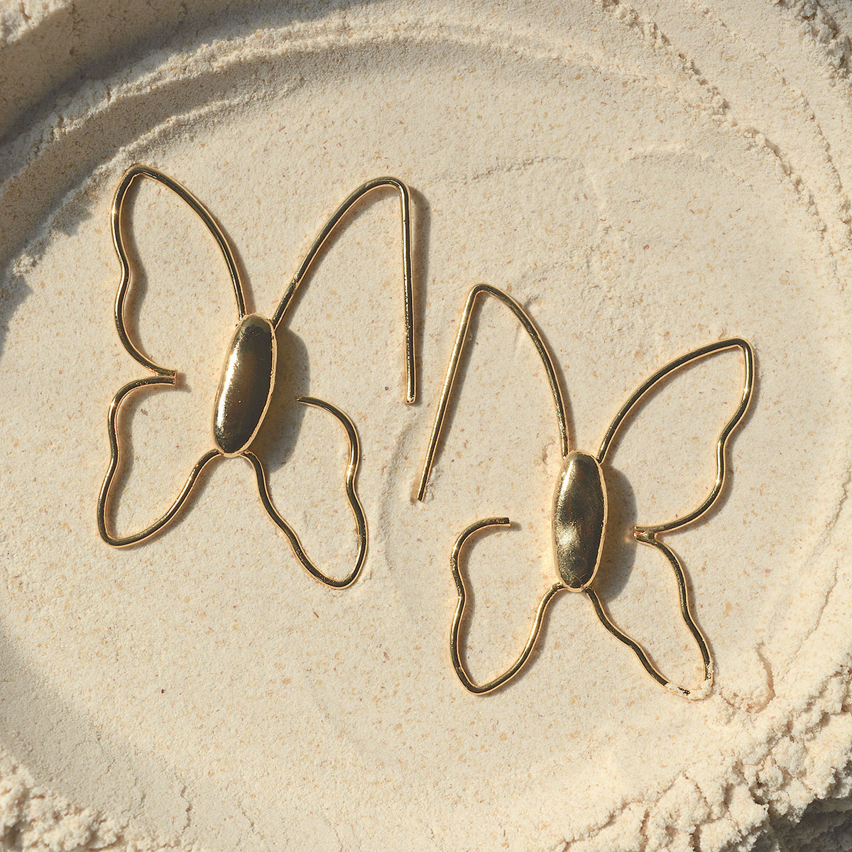 Butterfly Earrings | Gold Plated