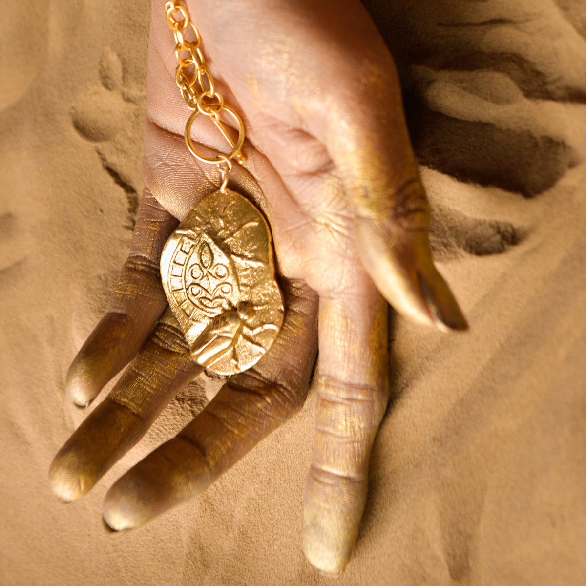 Fossil Shackle 4 Necklace