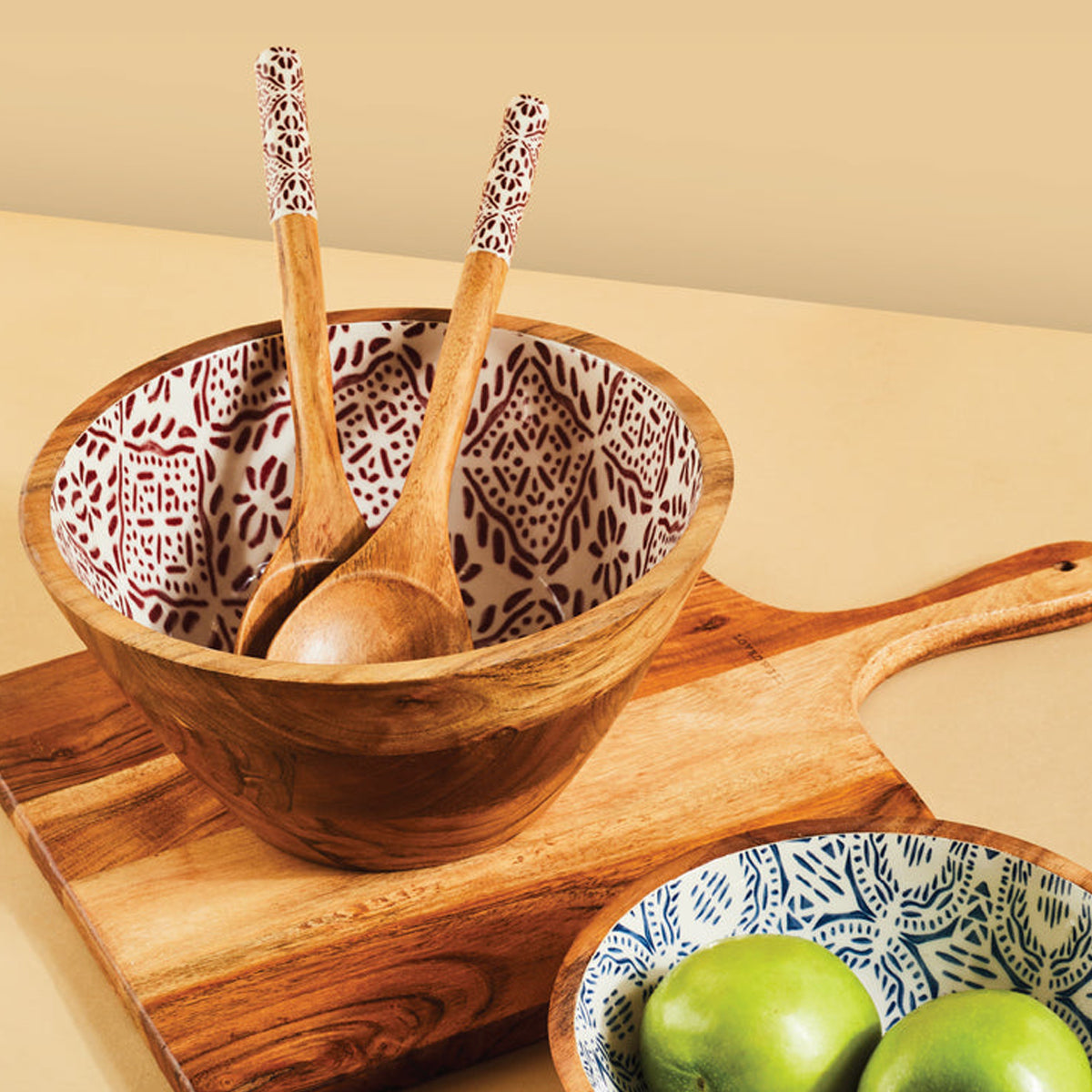 Fai Wooden Salad Bowl - 8 inches
