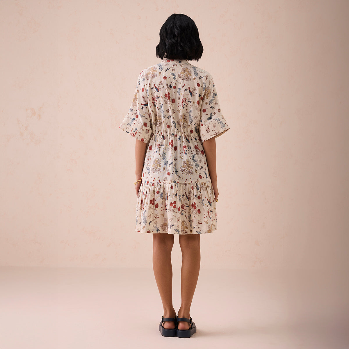 Forest Bloom Kala Cotton Dress