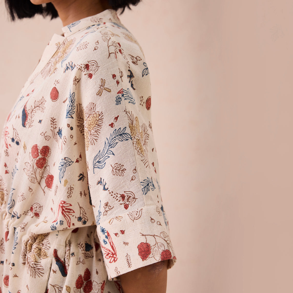 Forest Bloom Kala Cotton Dress