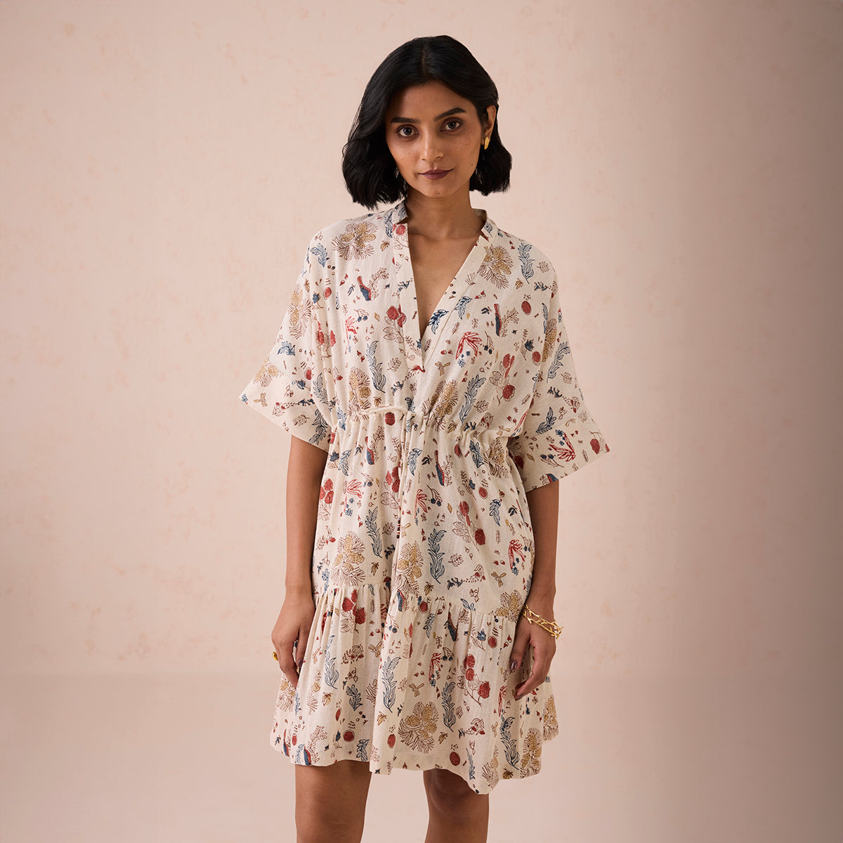 Forest Bloom Kala Cotton Dress