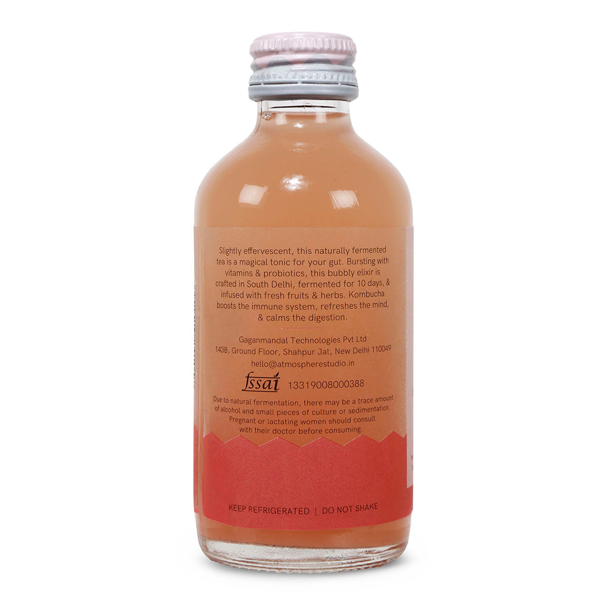 Spicy Ginger Kombucha | 210ml | Pack of 1