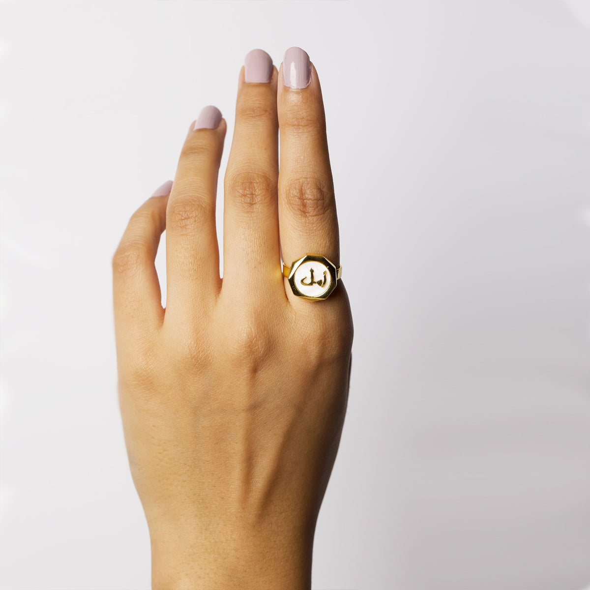 Hope Mother Of Pearl Ring - Adjustable