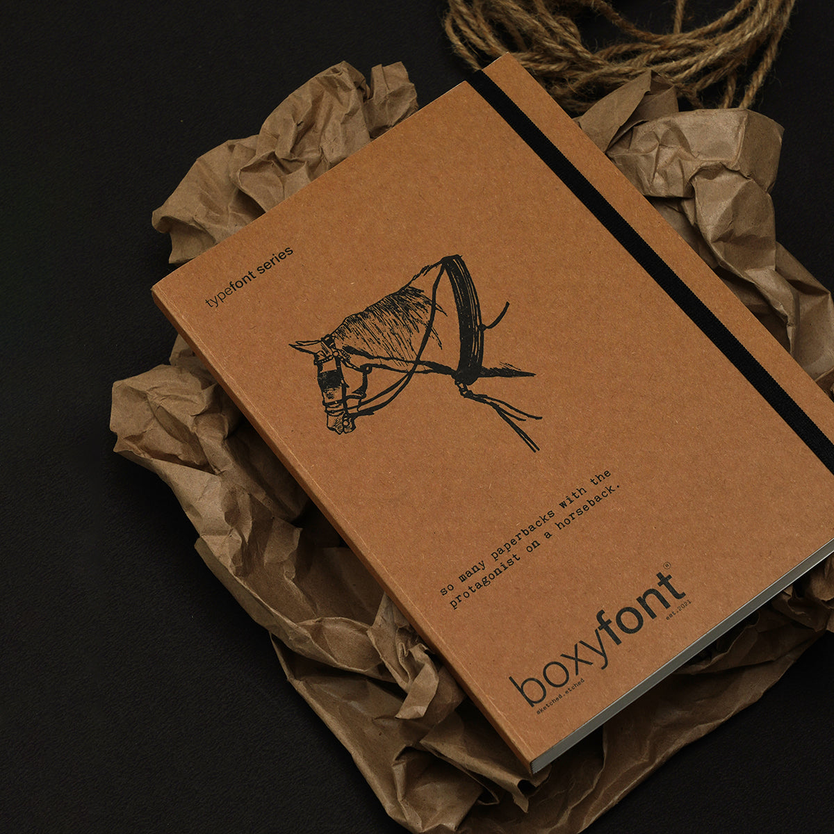 Horseback Kraftbook - Typefont Series