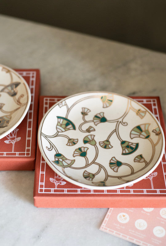 The Green Egyptian Lotus Plate