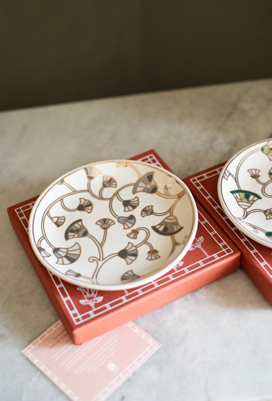 The Blue Egyptian Lotus Plate