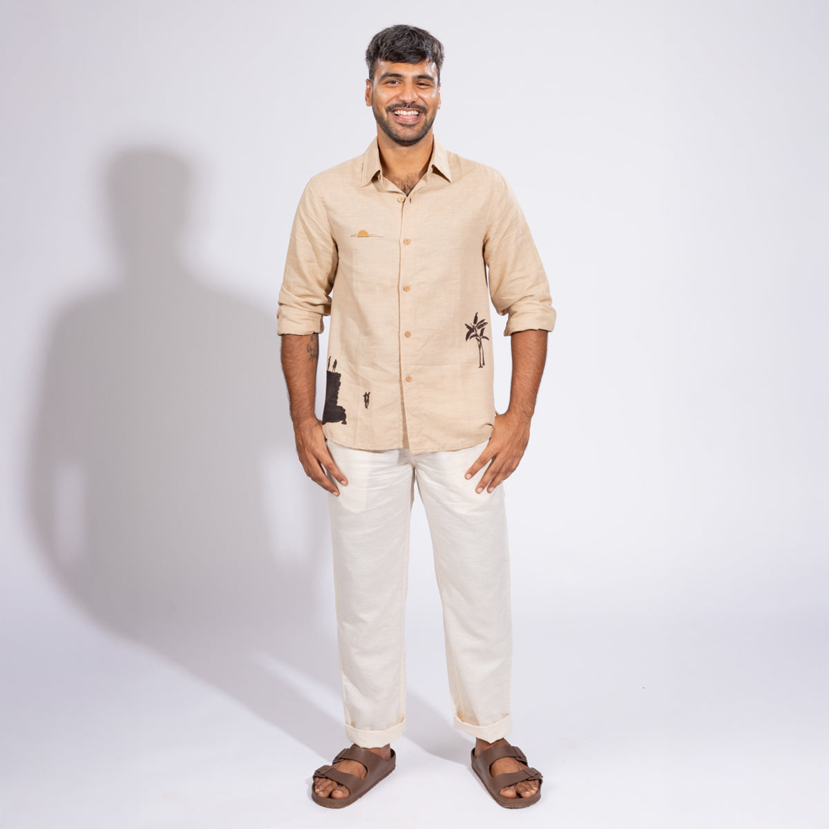 Men's trousers- cinnamon