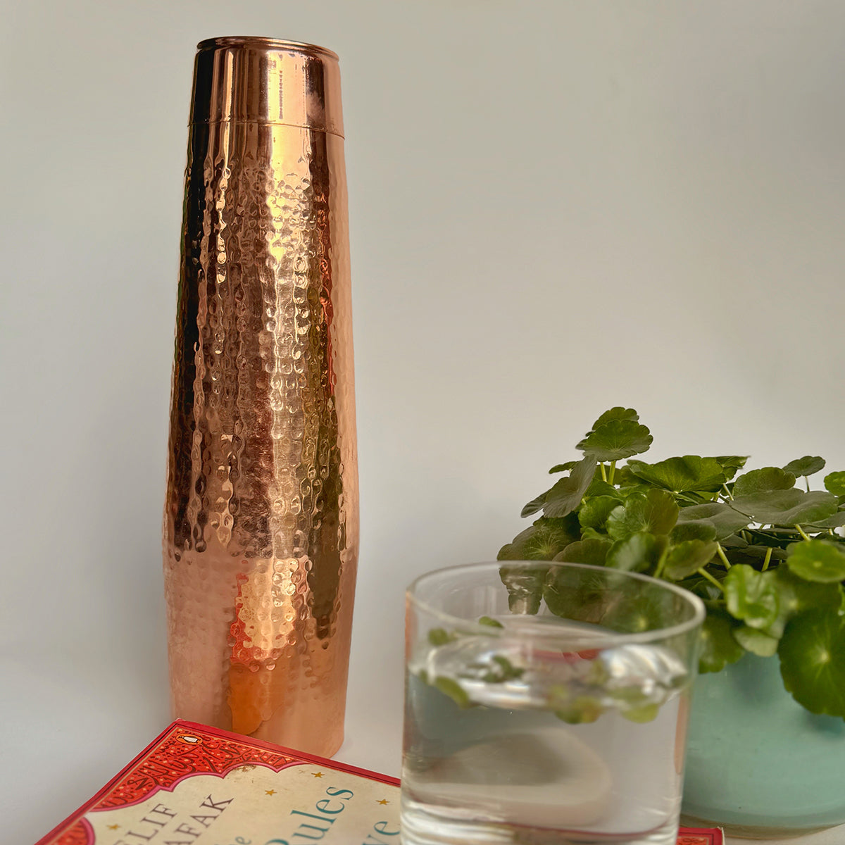 Hand Hammered Copper Bottle Flask