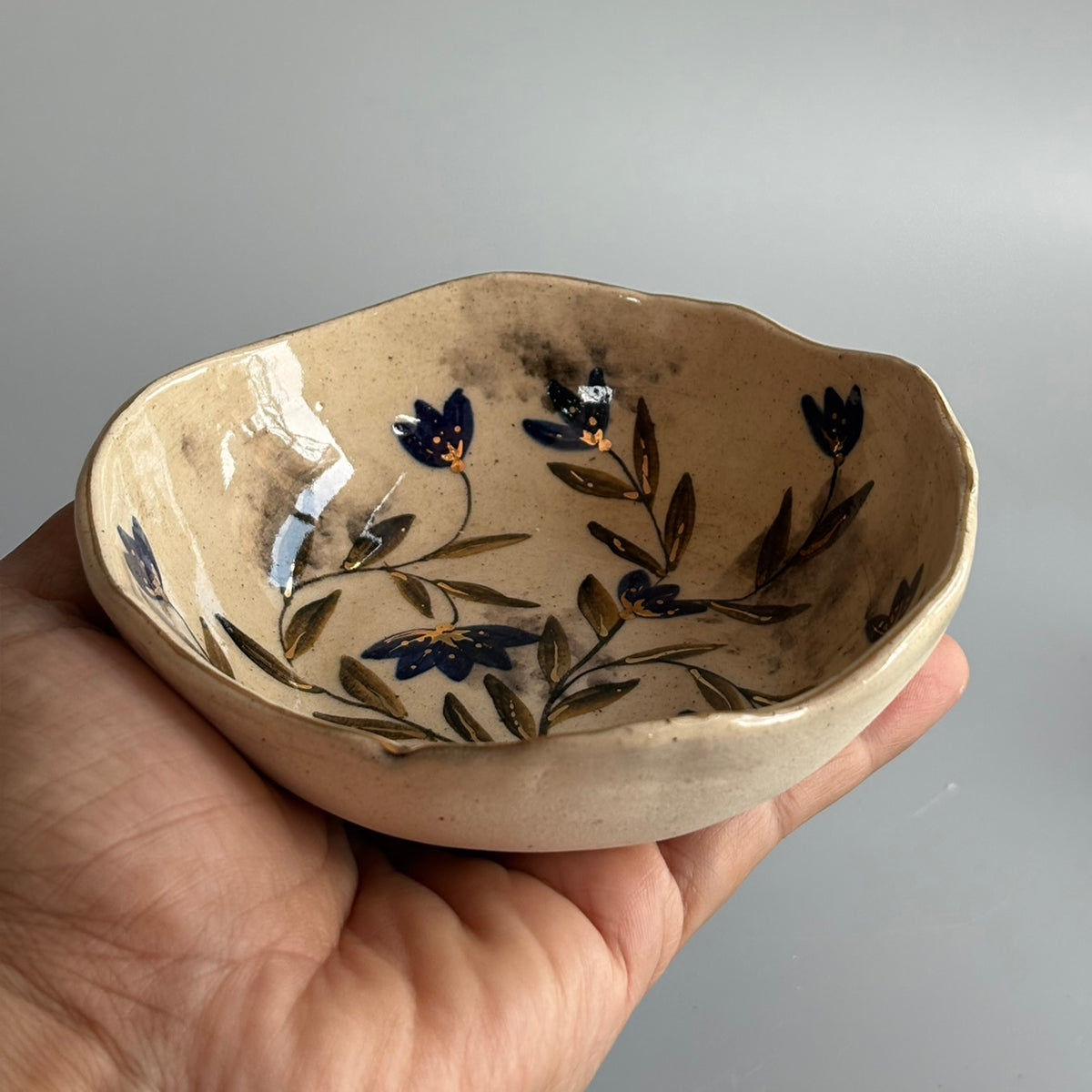 Mughal Tapas Bowls Blue & Green - Blue & Green Set Of 2