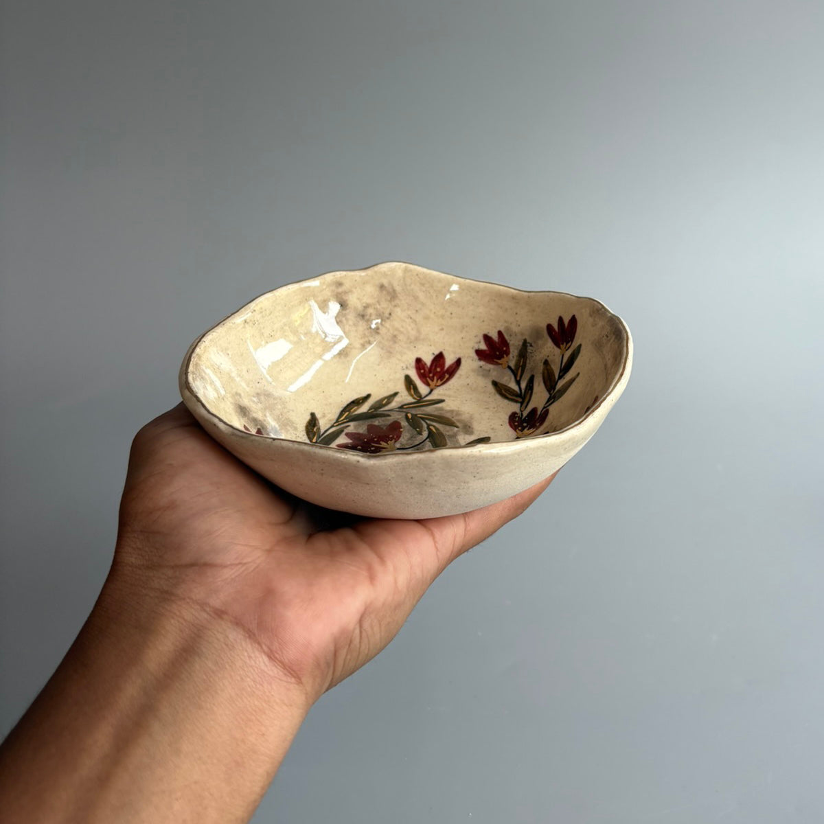 Mughal Tapas Bowls Red & Green - Red & Green Set Of 2
