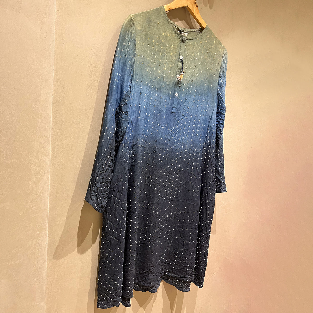 Bandhani Silk Kurta Dress