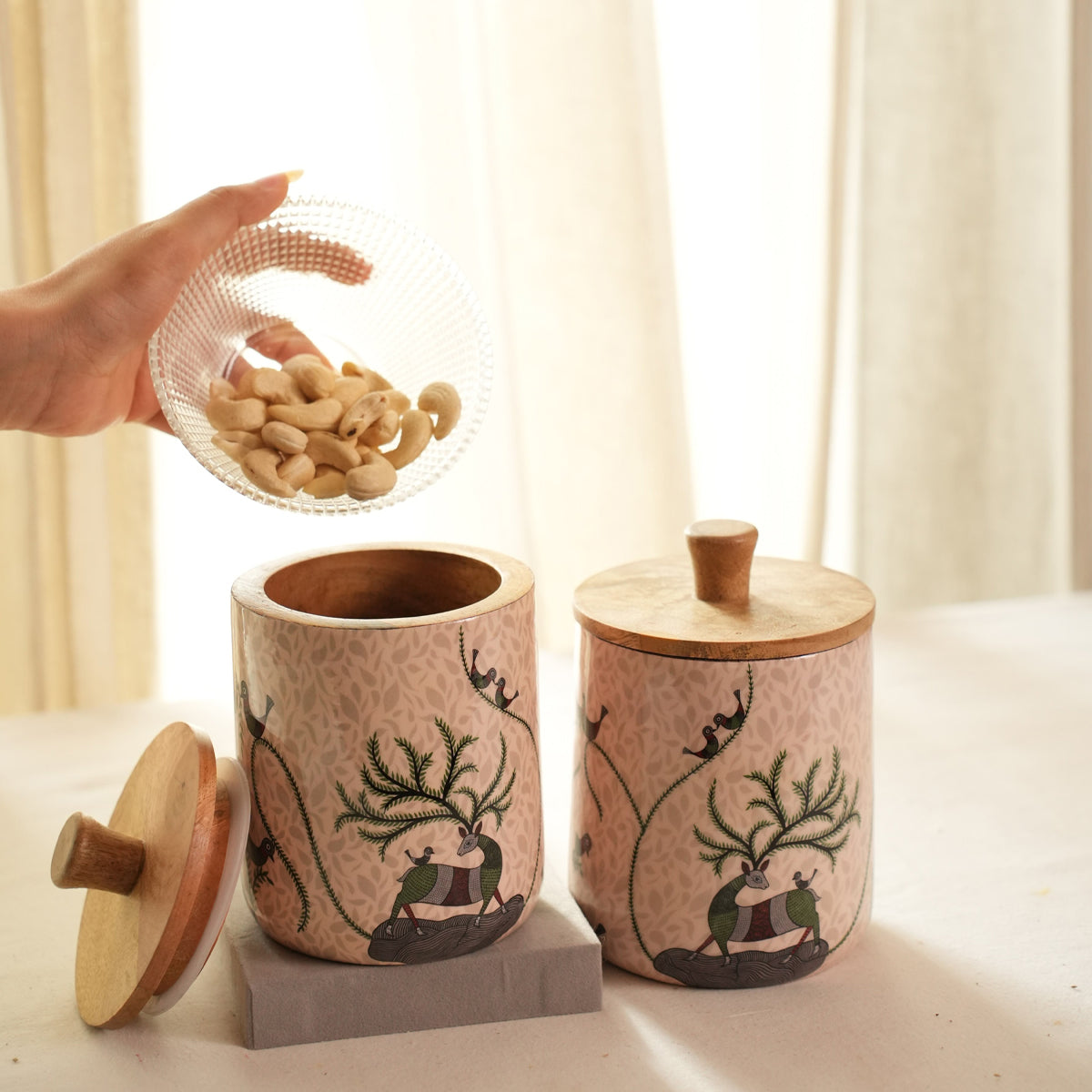Air Tight Jar Set | Tribal Deer