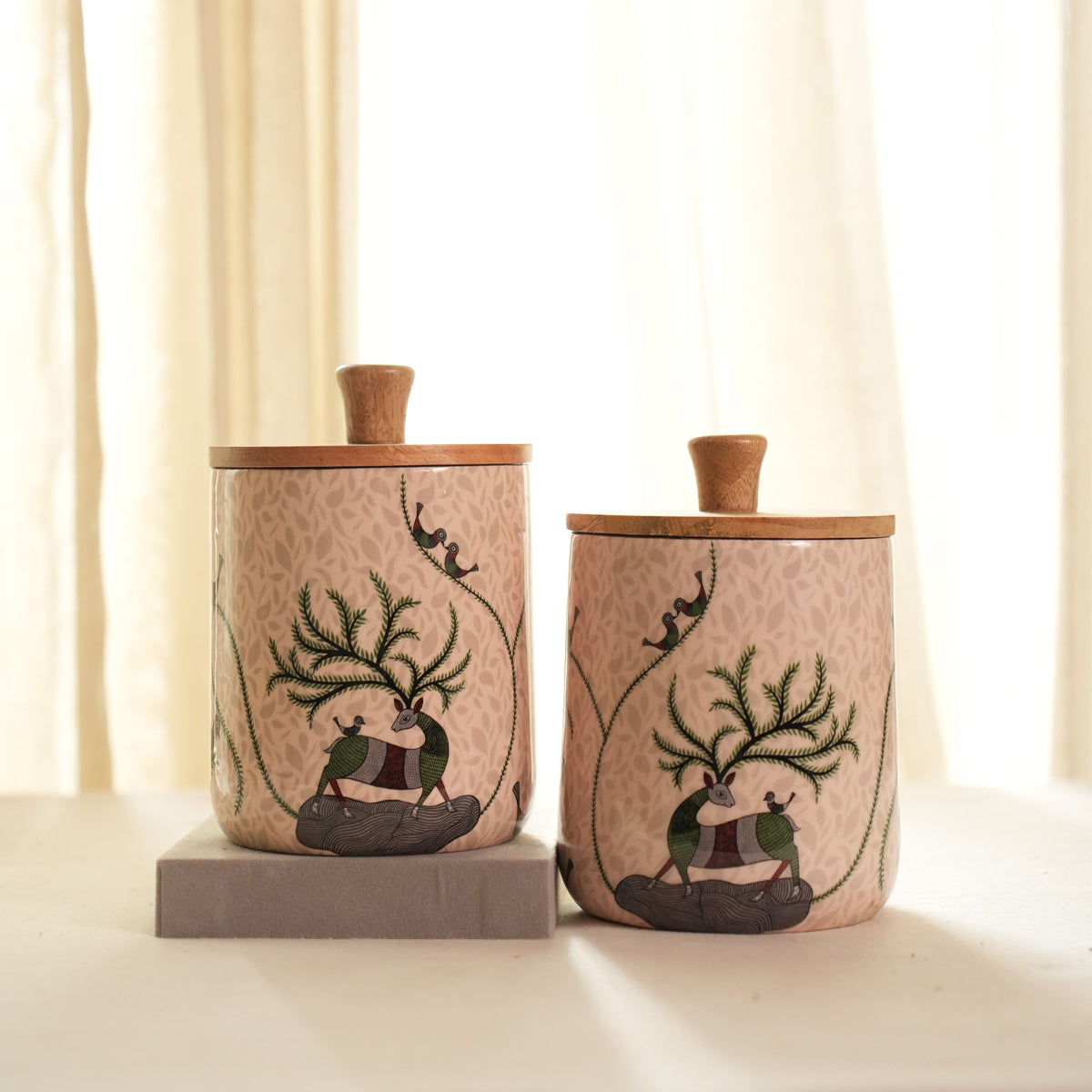 Air Tight Jar Set | Tribal Deer