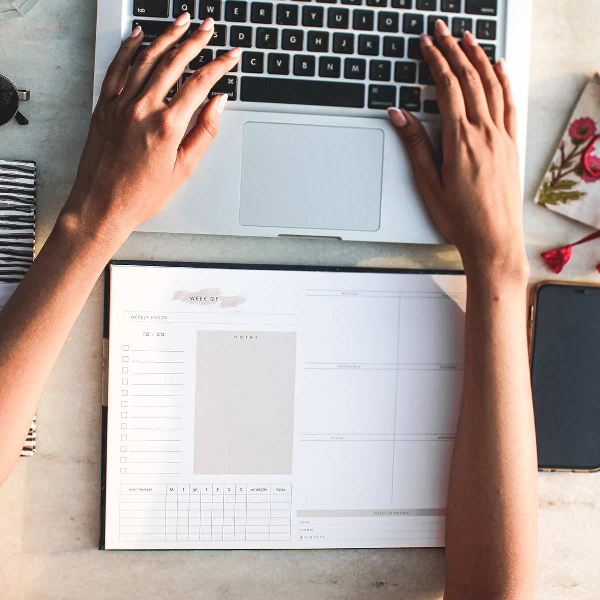 Handcrafted Sustainable A5 Unruled 100 GSM paper Journal by Ekatra - Solid beige