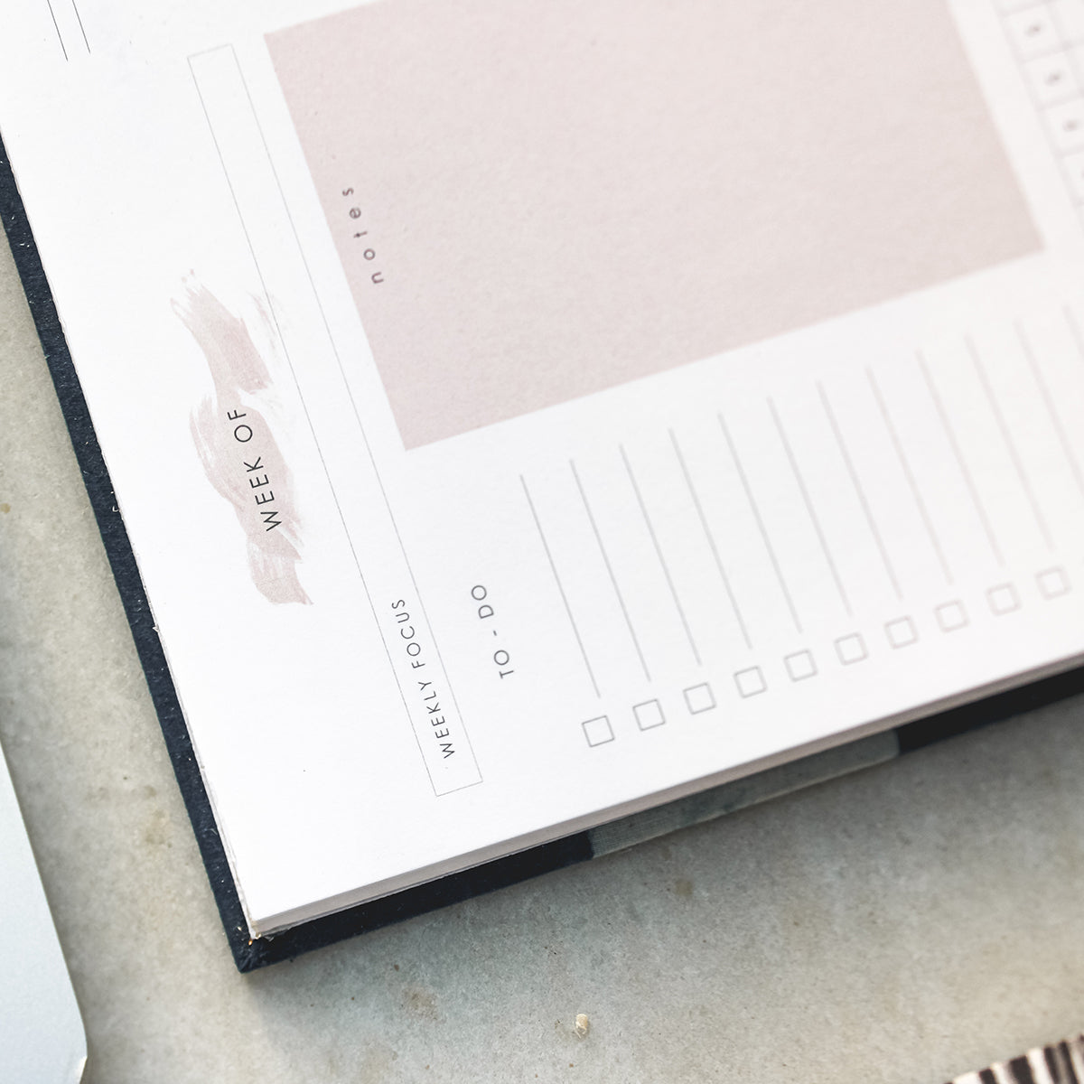 Handcrafted Sustainable A5 Unruled 100 GSM paper Journal by Ekatra - Solid beige