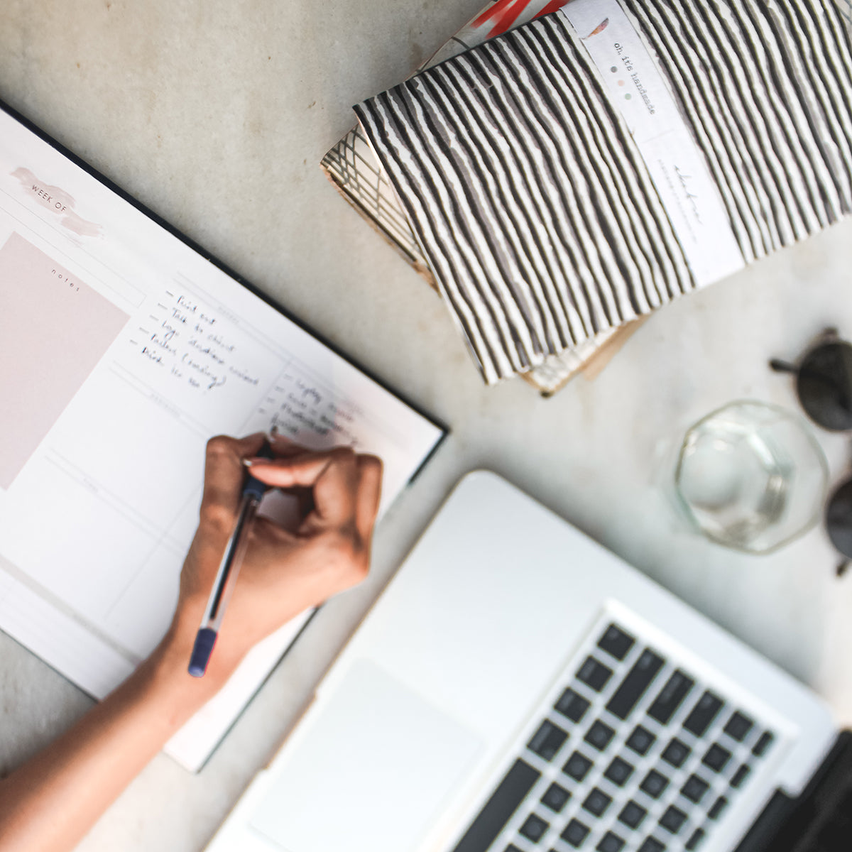 Handcrafted Sustainable A5 Unruled 100 GSM paper Journal by Ekatra - Solid beige